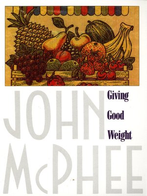 cover image of Giving Good Weight